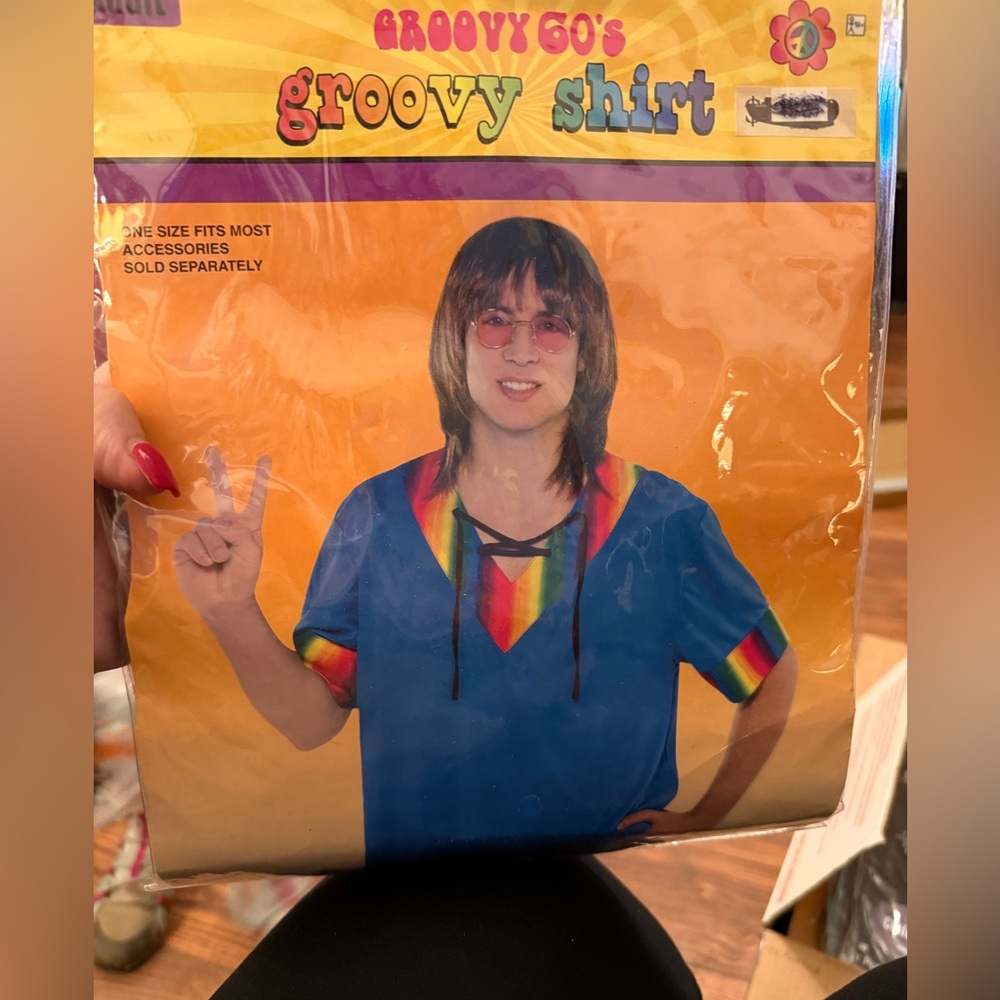 Groovy 60's Rainbow Shirt
